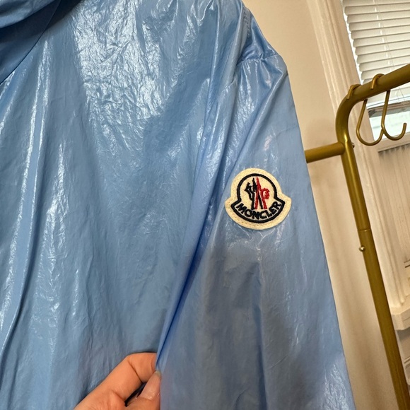 Moncler blue windbreaker size 1 US small - Picture 3 of 9